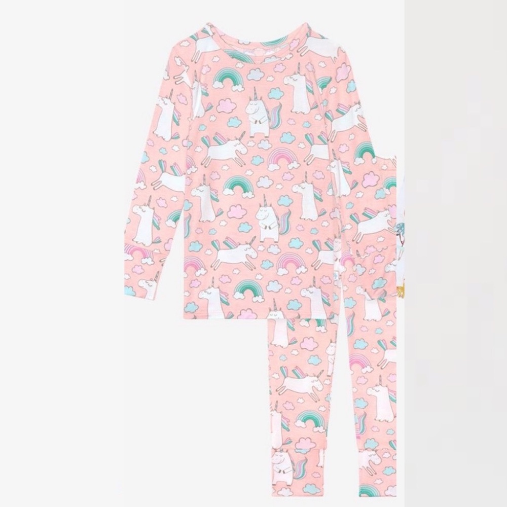 2T Posh Peanut Olive Unicorn PJs